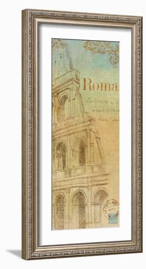 Travel Monuments IV-John Zaccheo-Framed Art Print