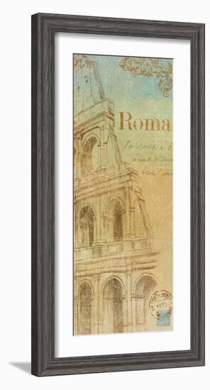 Travel Monuments IV-John Zaccheo-Framed Art Print