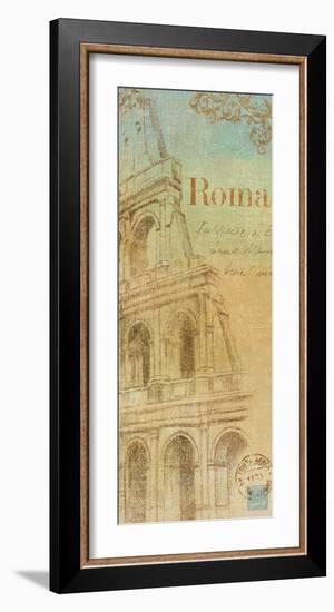 Travel Monuments IV-John Zaccheo-Framed Art Print