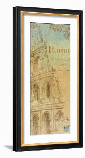 Travel Monuments IV-John Zaccheo-Framed Art Print