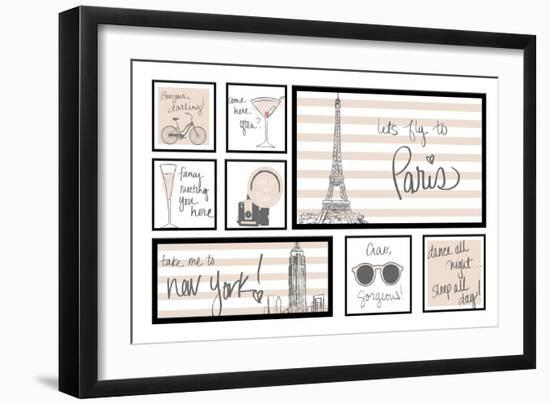 Travel Pack Neutral-Nicholas Biscardi-Framed Art Print