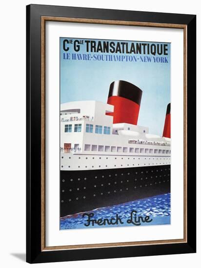 Travel Poster, 1949-null-Framed Giclee Print