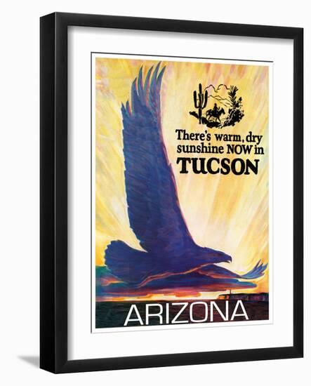 Travel Poster - Arizona-The Saturday Evening Post-Framed Giclee Print