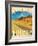 Travel Poster - California-The Saturday Evening Post-Framed Giclee Print