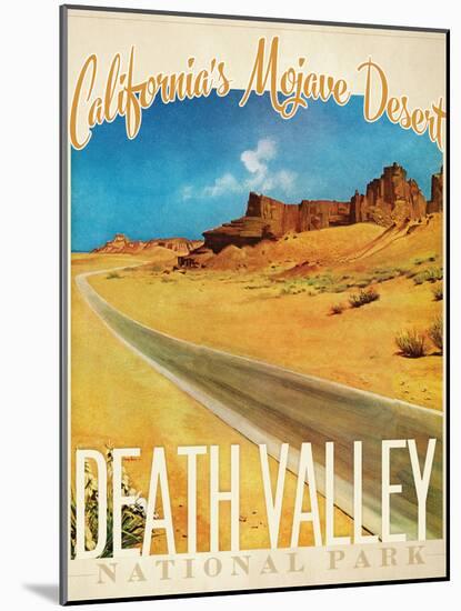 Travel Poster - California-The Saturday Evening Post-Mounted Giclee Print