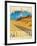 Travel Poster - California-The Saturday Evening Post-Framed Giclee Print