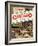 Travel Poster - Chicago-The Saturday Evening Post-Framed Giclee Print