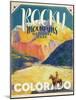 Travel Poster - Colorado-The Saturday Evening Post-Mounted Giclee Print