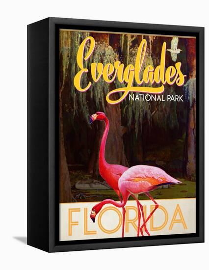 Travel Poster - Everglades-The Saturday Evening Post-Framed Premier Image Canvas