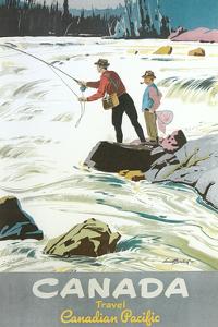 Travel Poster for Fishing in Canada