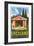 Travel Poster for Herculaneum-null-Framed Art Print