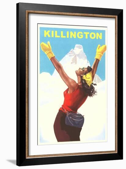 Travel Poster for Killington-null-Framed Art Print