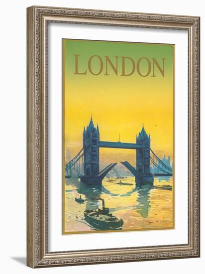 Travel Poster for London-null-Framed Art Print