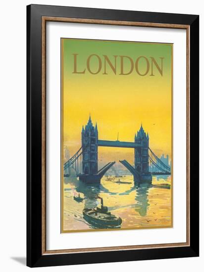 Travel Poster for London-null-Framed Art Print