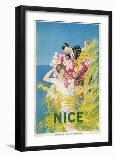 Travel Poster for Nice, France-null-Framed Art Print