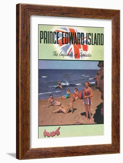 Travel Poster for Prince Edward Island-null-Framed Art Print