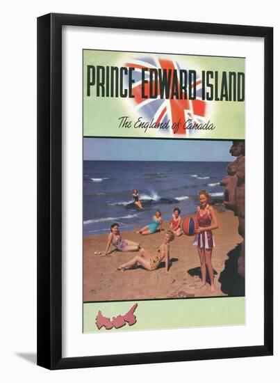 Travel Poster for Prince Edward Island-null-Framed Art Print