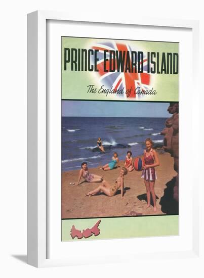 Travel Poster for Prince Edward Island-null-Framed Art Print