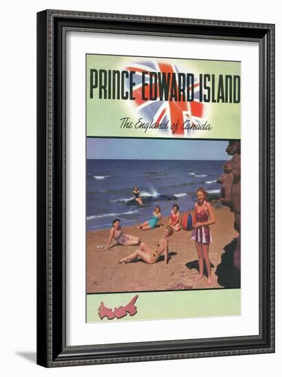 Travel Poster for Prince Edward Island-null-Framed Art Print