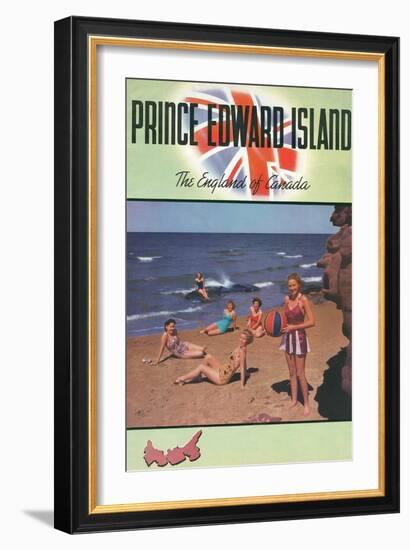 Travel Poster for Prince Edward Island-null-Framed Art Print