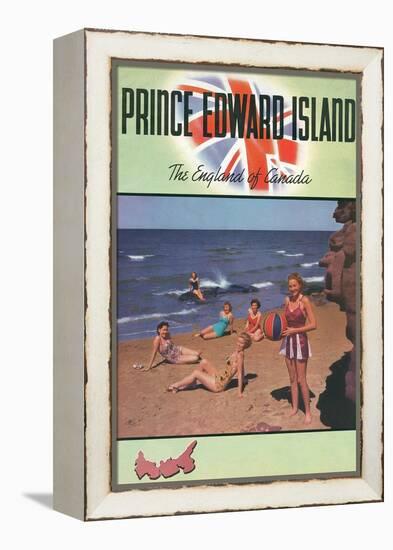 Travel Poster for Prince Edward Island-null-Framed Stretched Canvas