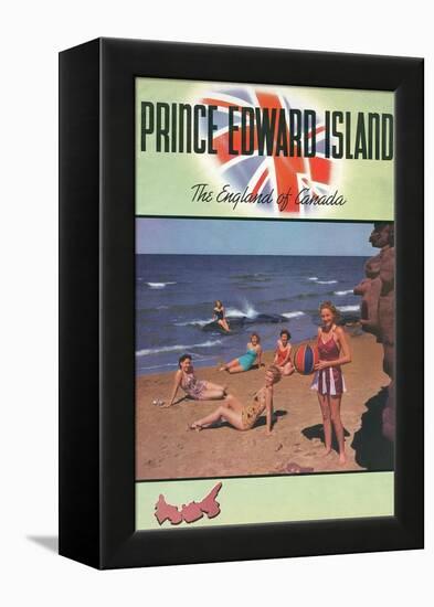 Travel Poster for Prince Edward Island-null-Framed Stretched Canvas