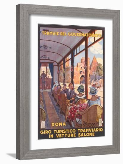 Travel Poster for Rome-null-Framed Art Print