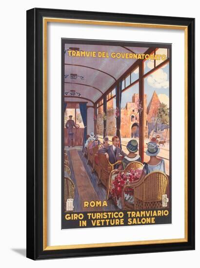 Travel Poster for Rome-null-Framed Art Print