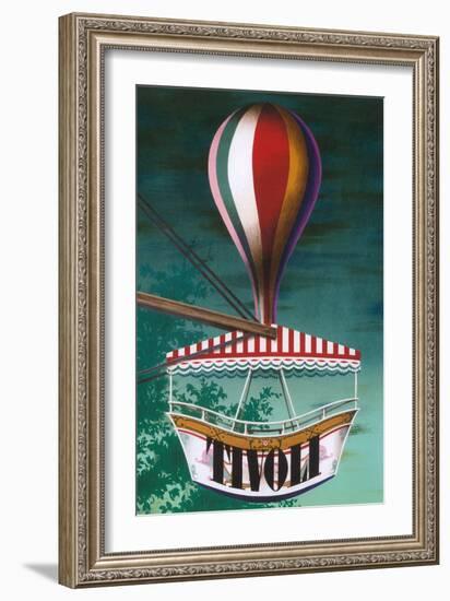 Travel Poster for Tivoli-null-Framed Art Print