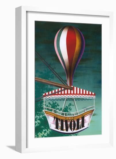 Travel Poster for Tivoli-null-Framed Art Print