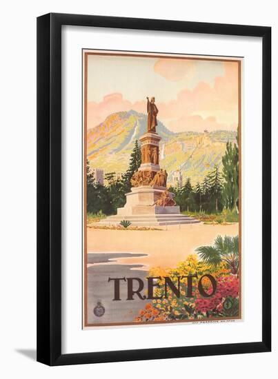 Travel Poster for Trento-null-Framed Art Print