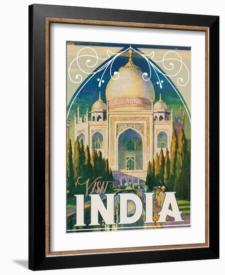 Travel Poster - India-The Saturday Evening Post-Framed Giclee Print