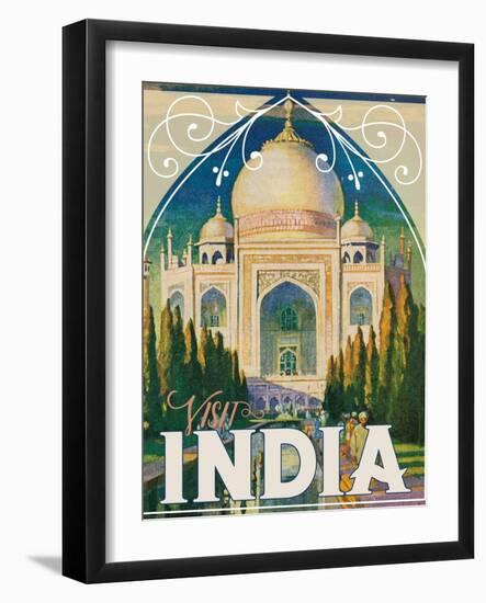 Travel Poster - India-The Saturday Evening Post-Framed Giclee Print