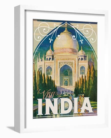 Travel Poster - India-The Saturday Evening Post-Framed Giclee Print