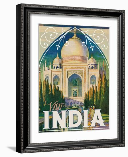 Travel Poster - India-The Saturday Evening Post-Framed Giclee Print