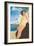 Travel Poster of Mexican Beach-null-Framed Art Print