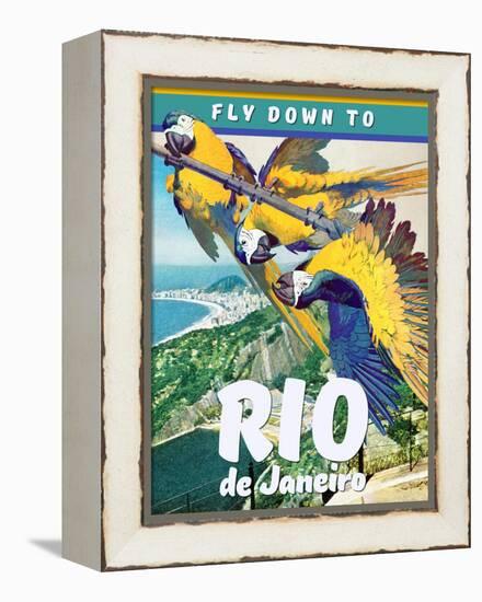 Travel Poster - Rio-The Saturday Evening Post-Framed Premier Image Canvas