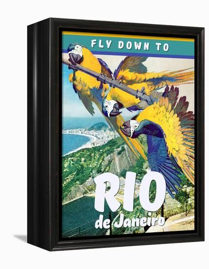 Travel Poster - Rio-The Saturday Evening Post-Framed Premier Image Canvas