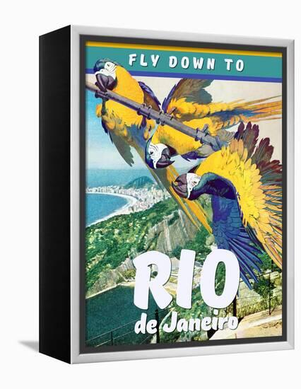 Travel Poster - Rio-The Saturday Evening Post-Framed Premier Image Canvas