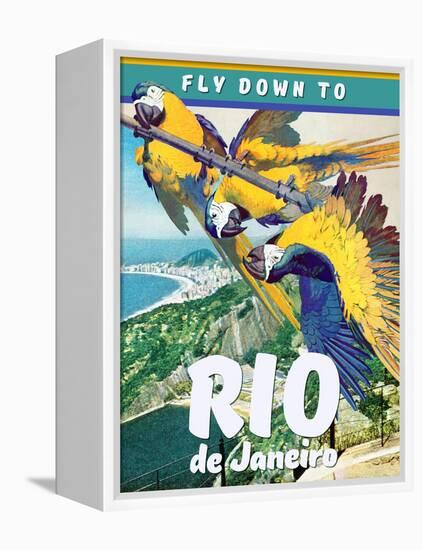 Travel Poster - Rio-The Saturday Evening Post-Framed Premier Image Canvas