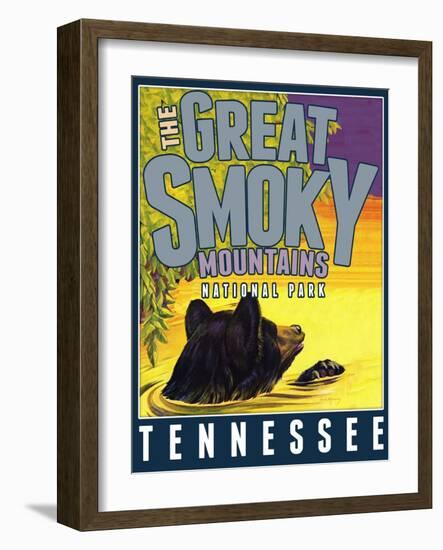 Travel Poster - Tennessee-The Saturday Evening Post-Framed Giclee Print