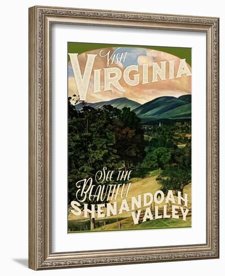 Travel Poster - Virginia-The Saturday Evening Post-Framed Giclee Print