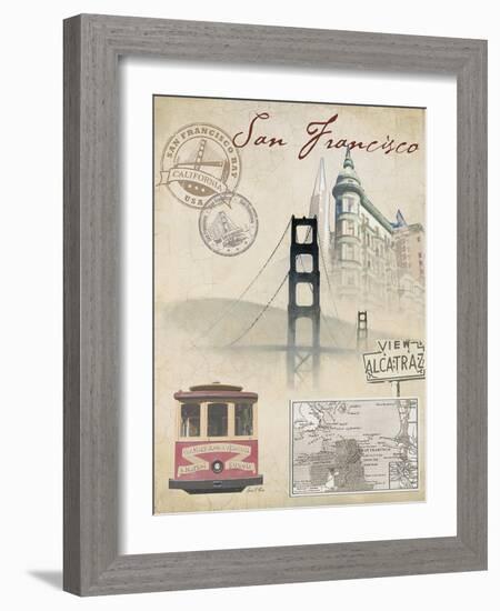 Travel San Francisco-Arnie Fisk-Framed Art Print