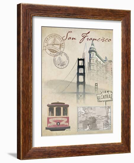 Travel San Francisco-Arnie Fisk-Framed Art Print