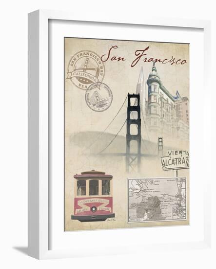 Travel San Francisco-Arnie Fisk-Framed Art Print