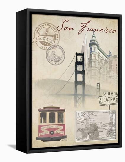 Travel San Francisco-Arnie Fisk-Framed Stretched Canvas