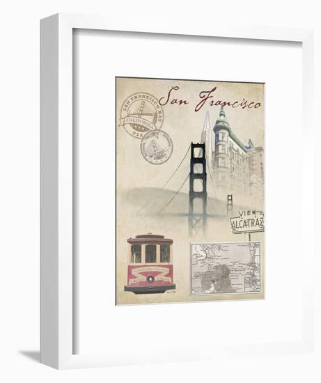 Travel San Francisco-Arnie Fisk-Framed Art Print