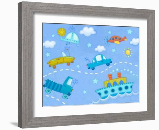 Travel Time-Viv Eisner-Framed Art Print