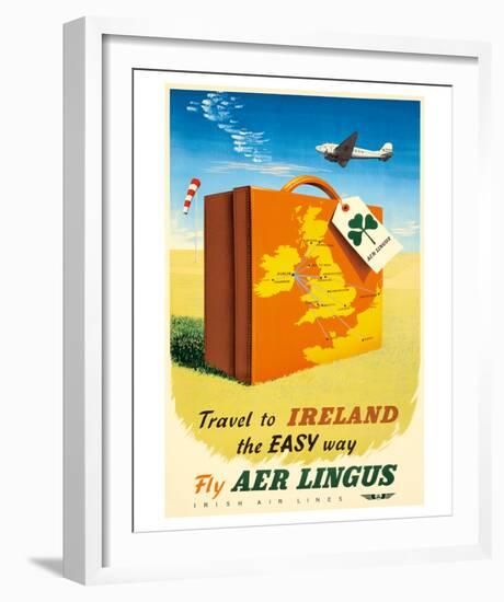 Travel to Ireland the Easy Way - Fly Aer Lingus-null-Framed Giclee Print