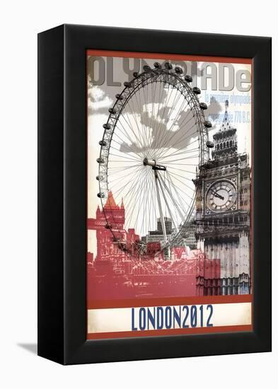 Travel to London-Sidney Paul & Co.-Framed Stretched Canvas